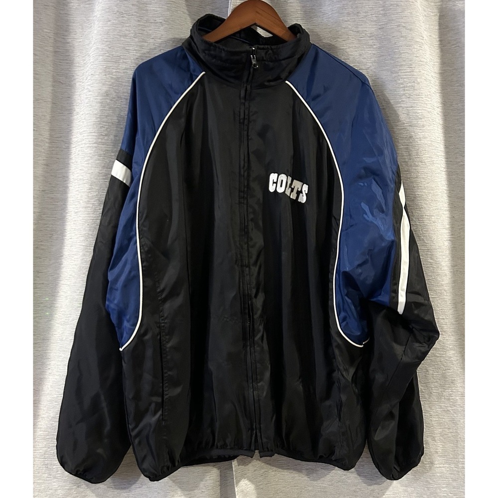 Vintage 1990s Indianapolis Colts NFL‎ Reversible, windbreaker jacket XL